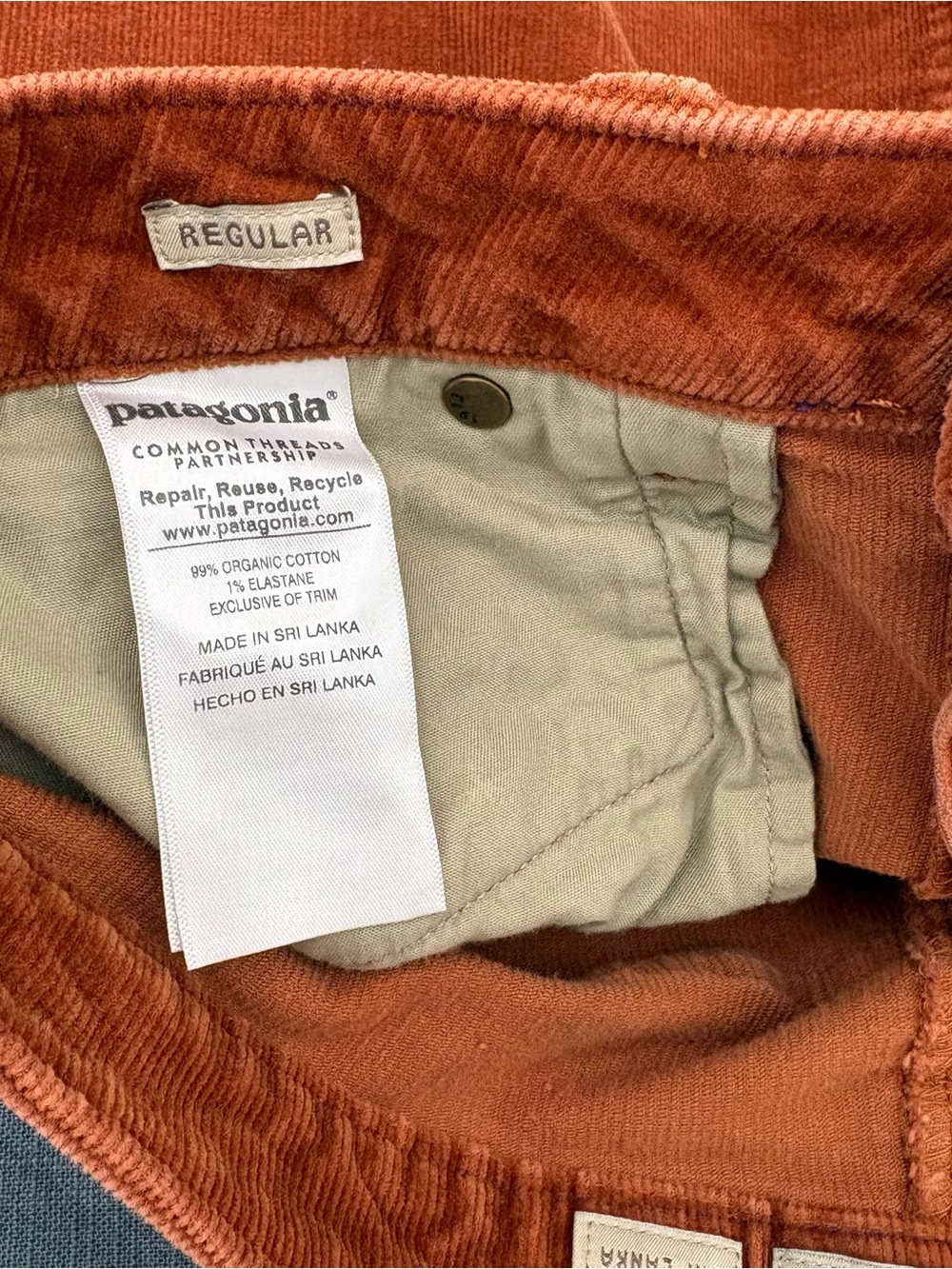 Patagonia Corduroy Mini Skirt, 10 🧡 - Picture 5 of 7